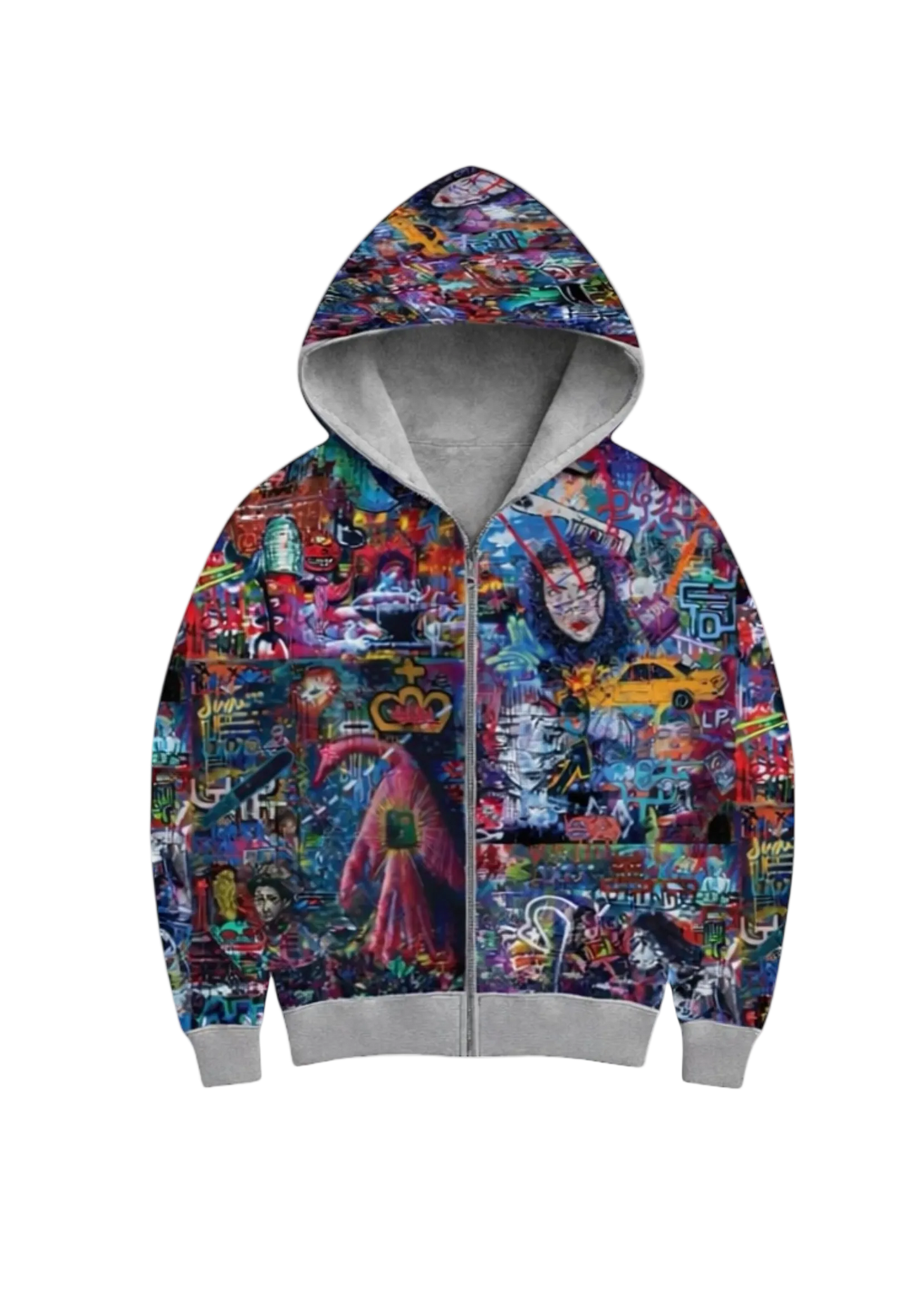 GRAFFITI REVERSE ZIP